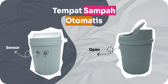 Foto Tempat Sampah Otomatis